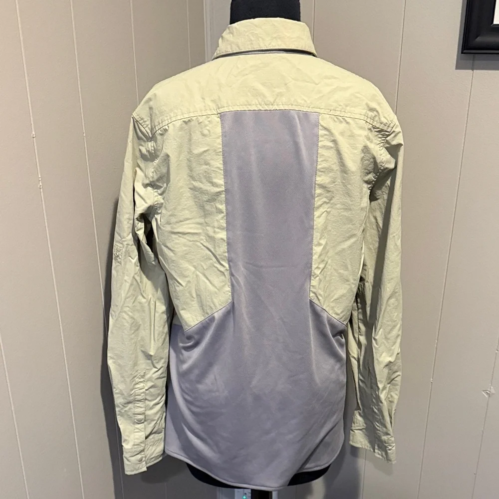 L.L. Bean Men Small Regular Utility Jacket in Light Green Outdoor